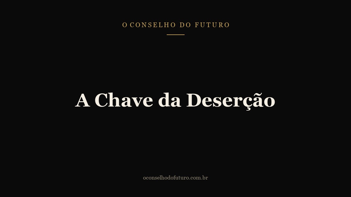 A Chave da Deserção